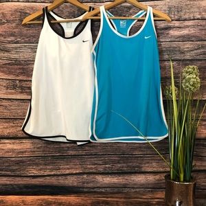 Nike racer back tanks